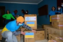 უნივერსიტეტში უკრაინელი ხალხის დასახმარებლად ჰუმანიტარული აქცია მიმდინარეობს..