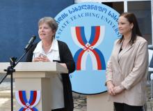 უნივერსიტეტში ბავშვთა უფლებების ცენტრის ცოდნის ცენტრად დაფუძნება ინკლუზიური და ბავშვთა უფლებებზე ორიენტირებული ცოდნის, დამოკიდებულებებისა და პრაქტიკის დასანერგად“ პროექტის დახურვის ცერემონია გაიმართა