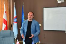  განათლებისა და მეცნიერების კომიტეტის თავმჯდომარის, პროფესორ გივი მიქანაძეს ვიზიტი  უნივერსიტეტში.