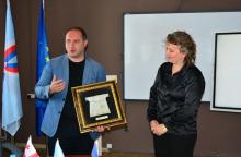  განათლებისა და მეცნიერების კომიტეტის თავმჯდომარის, პროფესორ გივი მიქანაძეს ვიზიტი  უნივერსიტეტში.