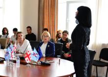  თეა ახვლედიანის ვიზიტი უნივერსიტეტში