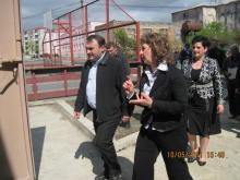 ლტოლვილთა და განსახლების მინისტრი კობა სუბელიანი სასწავლო უნივერსიტეტში